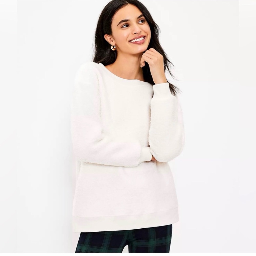 Loft Teddy Sherpa Sweatshirt